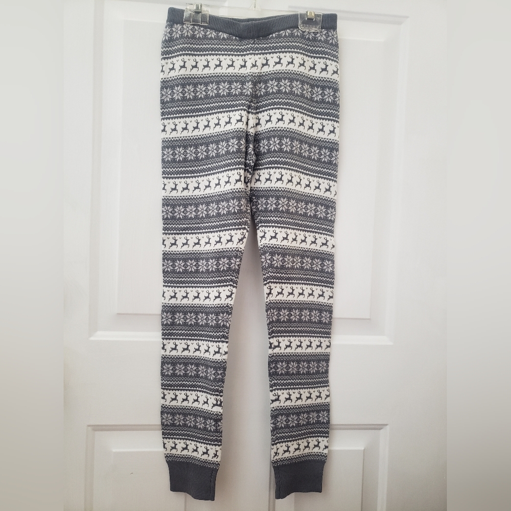 The Children's Place Black and White Nordic Leggings NWT